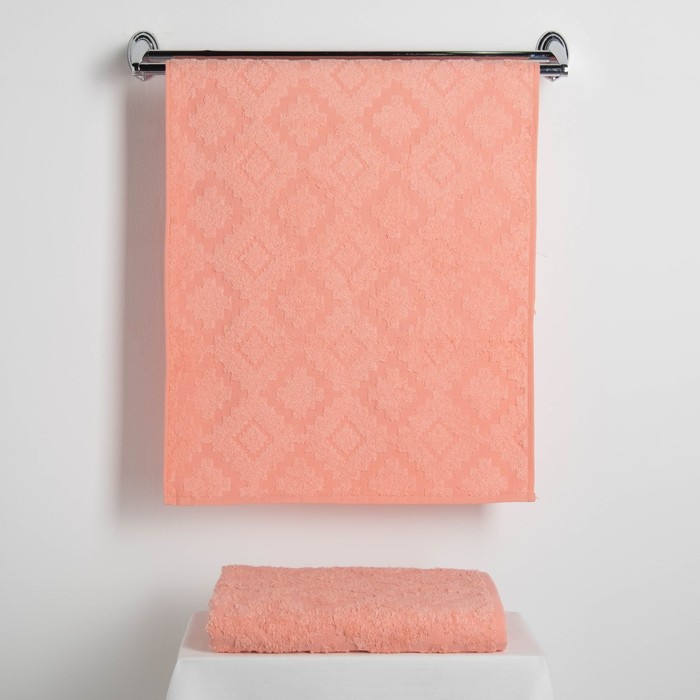 Набор полотенец Fidan "Unique" 50х90,70х130 см. 80% бамбук,20% хлопок 450 г/м2,персик