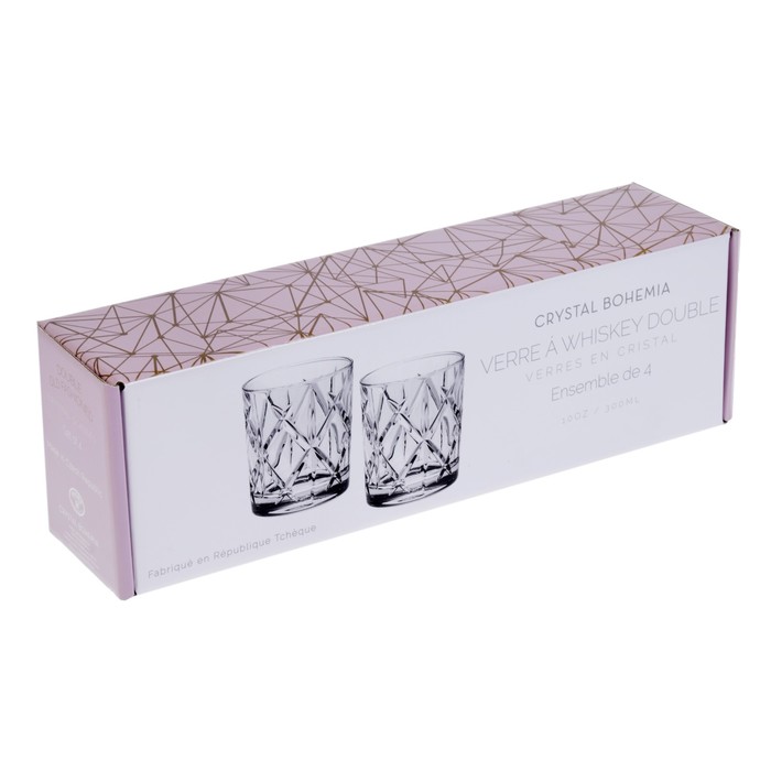 Набор стаканов для виски 320 мл York, 4 шт