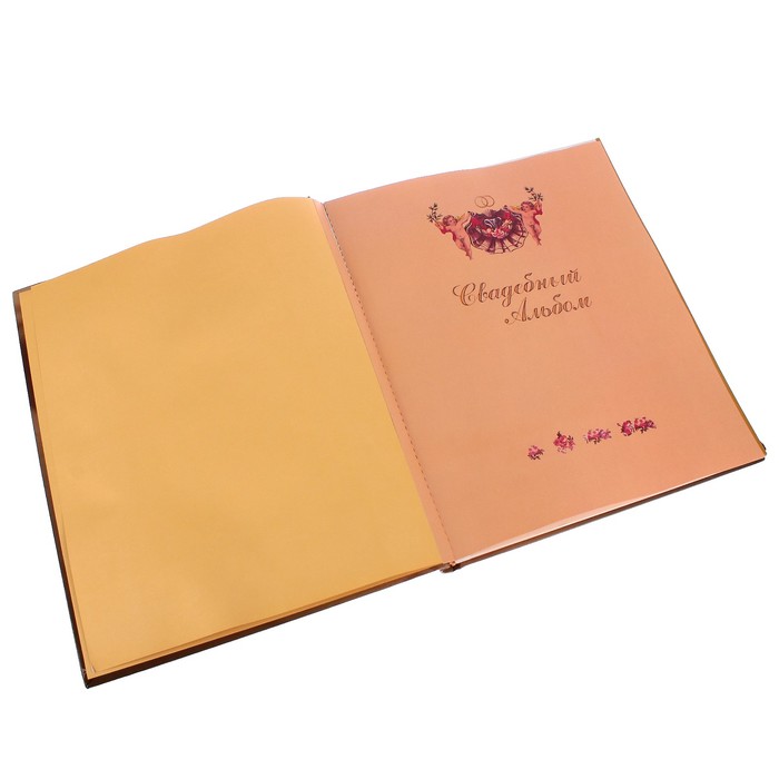 Фотоальбом магнитный 10 листов + 20 тематических страниц Pioneer "Наша свадьба" 26х34 см