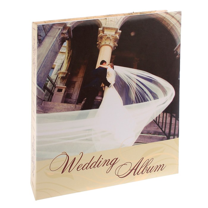 Фотоальбом магнитный 50 листов Big Dog "Свадебные кольца 3" 23х28 см