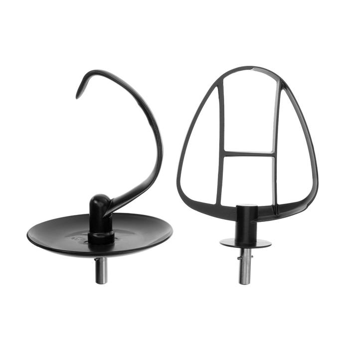 Миксер-тестомес FIRST FA-5259 Grey, 1200 Вт, 10 скор., импульс, метал.чаша 6.5 л, 3 насадки