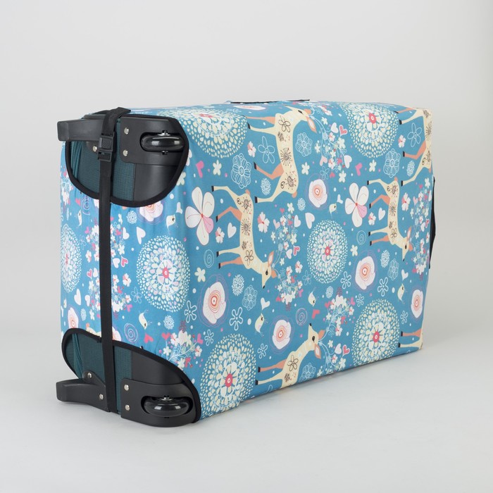 Чехол для чемодана "Животный мир", 28", цвет голубой