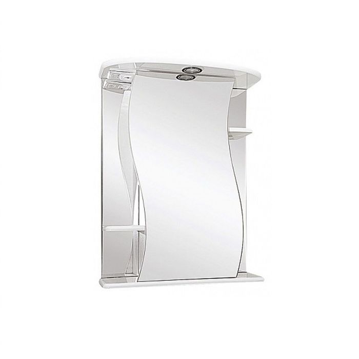 Зеркало Misty "Лиана-55", с подсветкой, правое