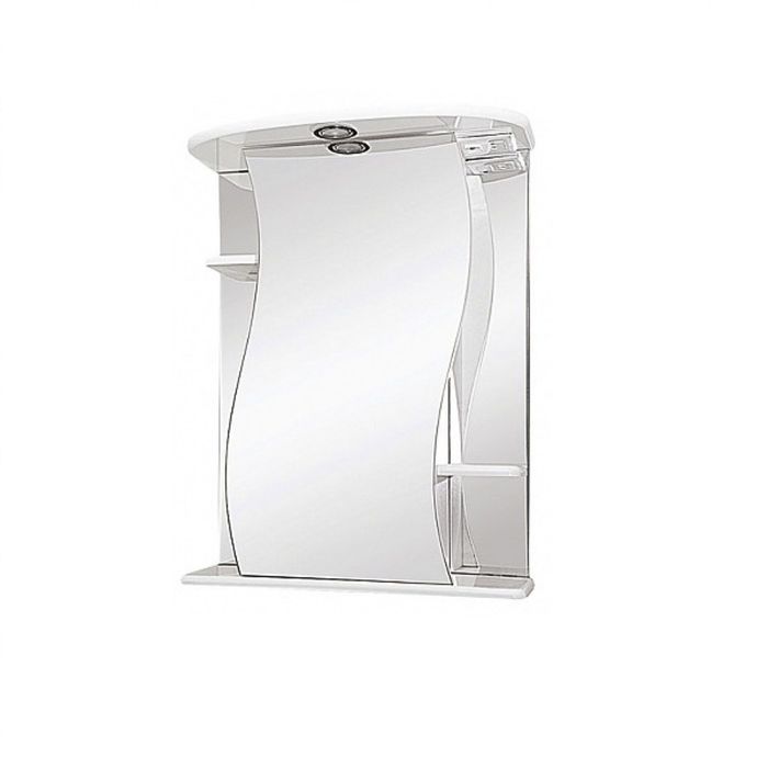 Зеркало Misty "Лиана-60", с подсветкой, левое