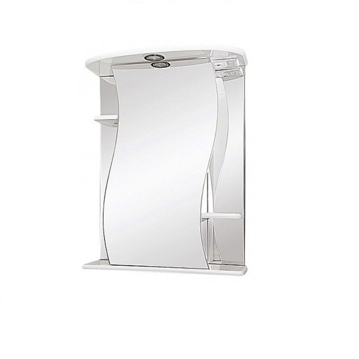 Зеркало Misty "Лиана-65", с подсветкой, левое