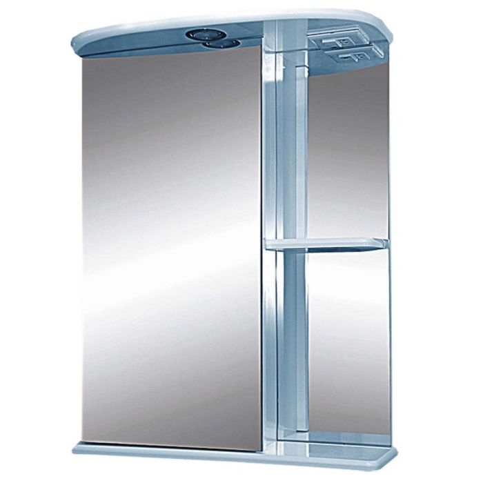 Зеркало Misty "Нарцис-55", с подсветкой, левое