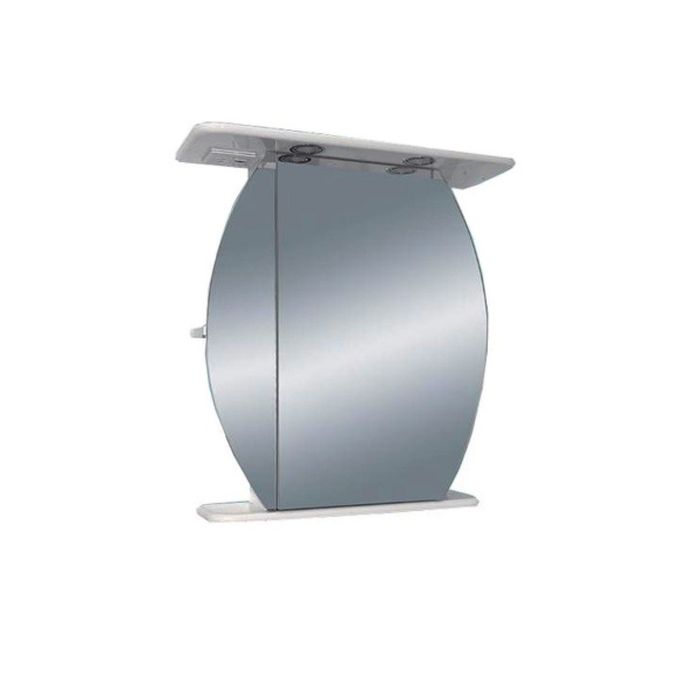 Зеркало Misty "Поин-65", с подсветкой, левое