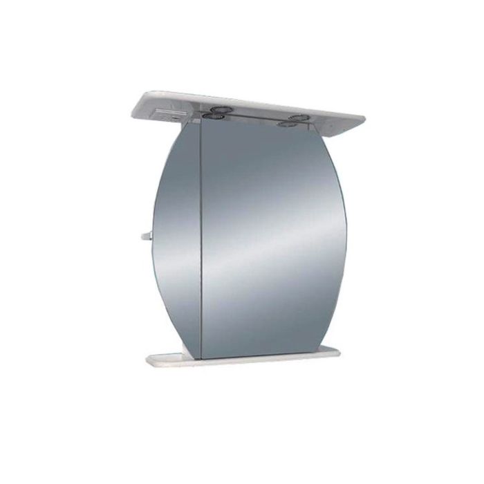 Зеркало Misty "Поин-75", с подсветкой, левое