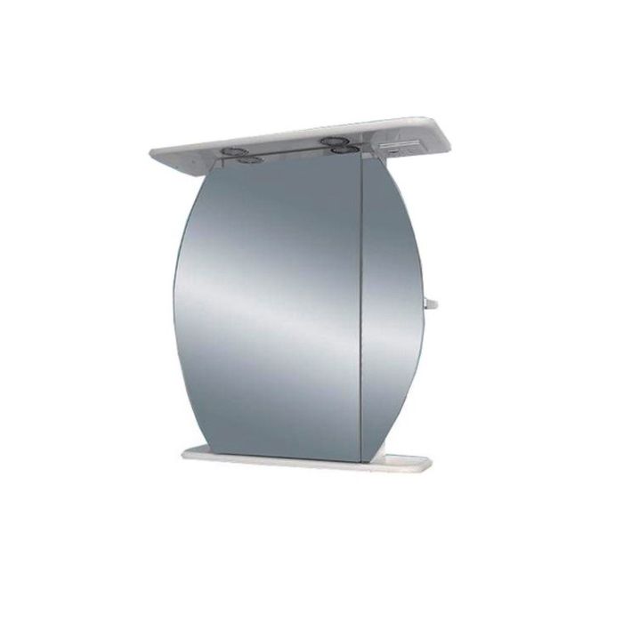 Зеркало Misty "Поин-75", с подсветкой, правое