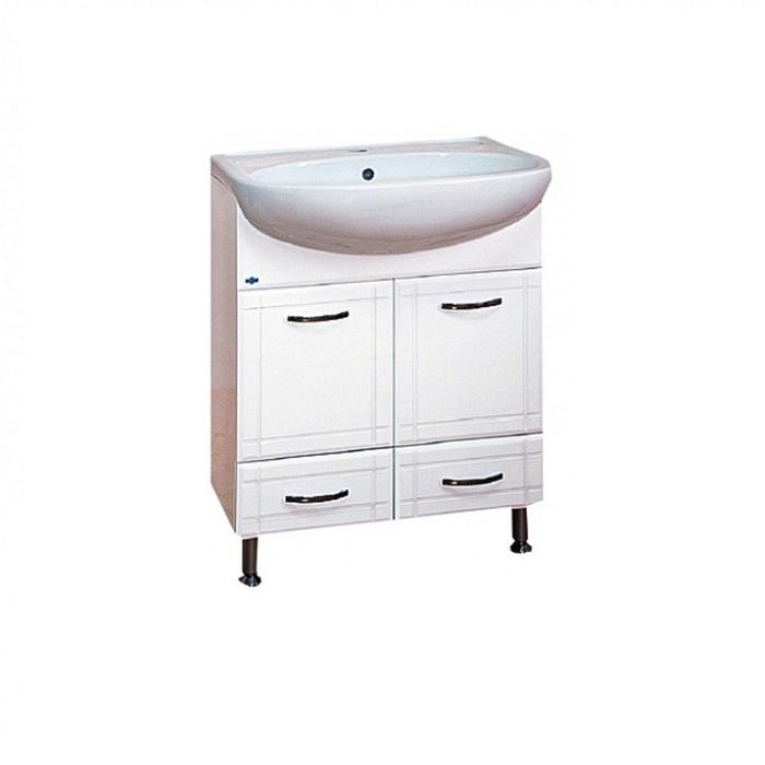 Тумба с раковиной Misty "Уют-60", 2 ящика