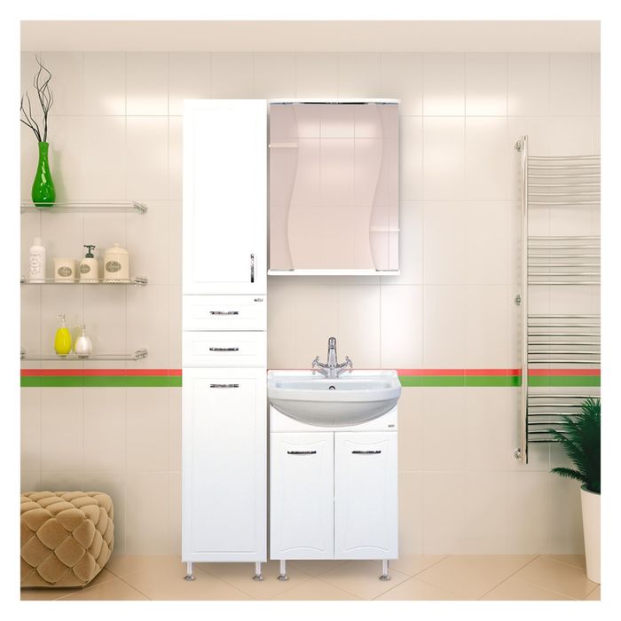 Тумба с раковиной Misty "классик-55", прямоугольная