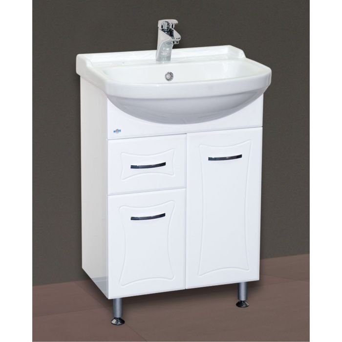 Тумба с раковиной Misty "Классик-55", с ящиком