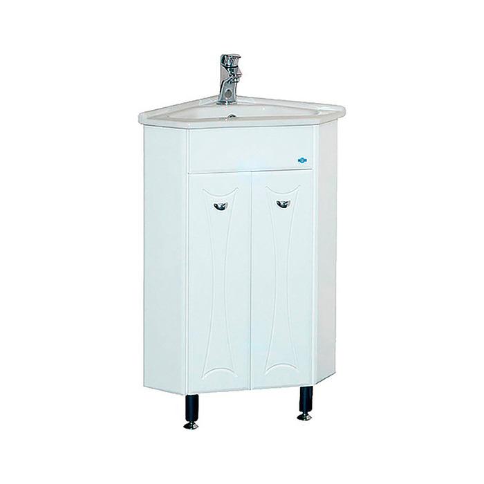 Тумба под раковину Misty "Лотос-40х40", угловая