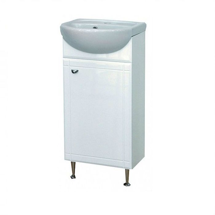 Тумба с раковиной Misty "Соло-40", прямоугольная дверь, правая