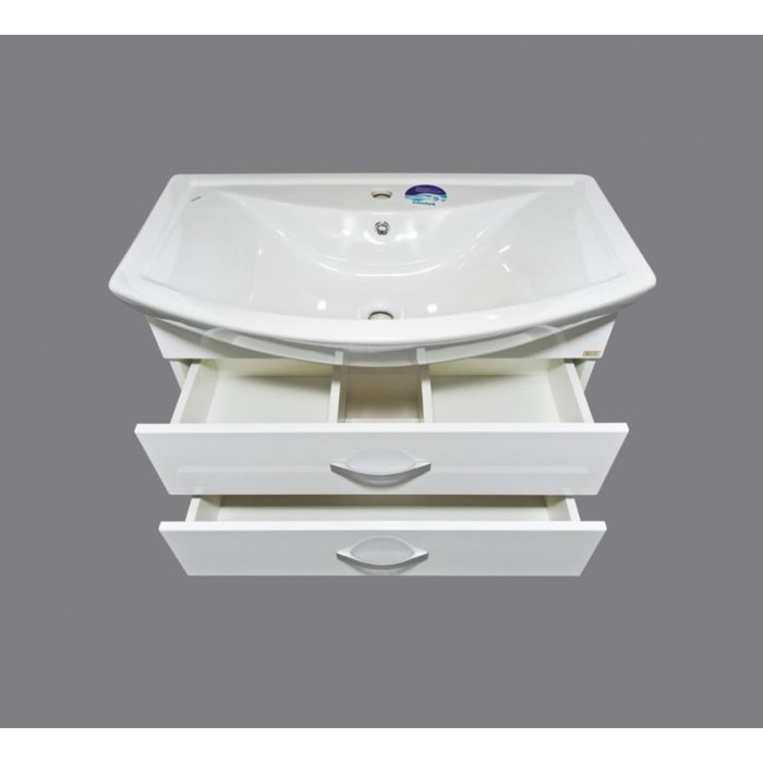 Тумба под раковину Misty "Балтика-80", два ящика, подвесная