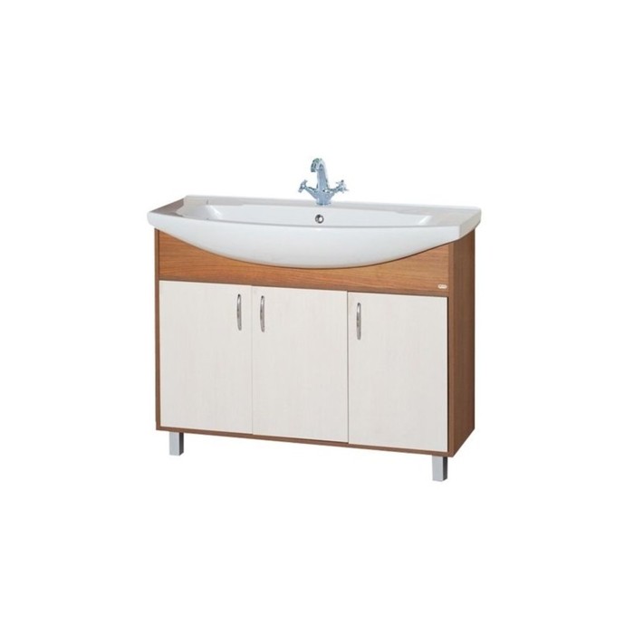 Тумба под раковину Misty "Лада-105", комбинированная