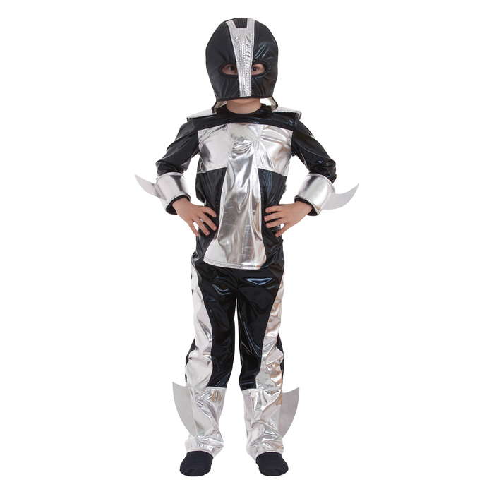 Карнавальный костюм "Воин Галактики", шлем, куртка, брюки, р-р 36, рост 140 см