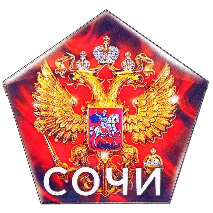 Магнит сборный "Сочи" 6в1, 13х13см