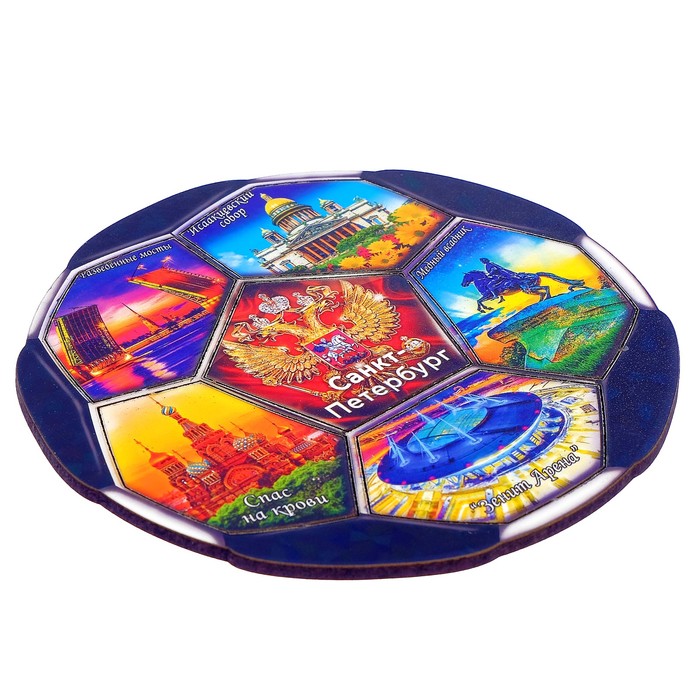 Магнит сборный "Санкт-Петербург" 6в1, 13х13см