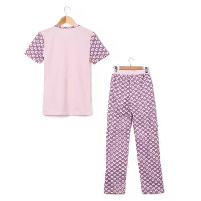 Комплект женский (футболка, брюки) КД109 цвет ваниль, р-р 46