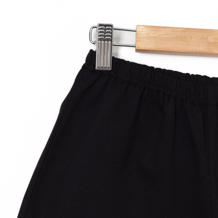 Пижама женская (майка, шорты) 137 цвет чёрно-белый, р-р 48