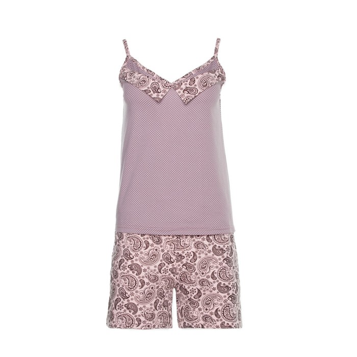 Комплект женский (майка, шорты) 135 цвет серый, р-р 50