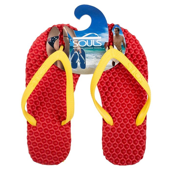 Сланцы женские Souls арт. S-L3510, цвет красный, размер 35/36