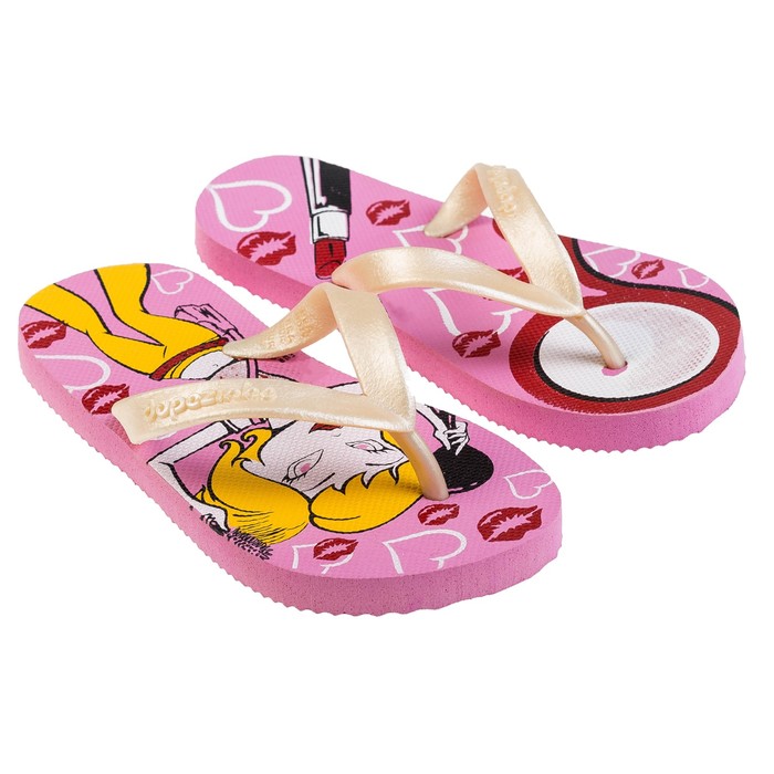 Сланцы детские Dupe арт. DD-PL6900, цвет розовый, размер 29/30