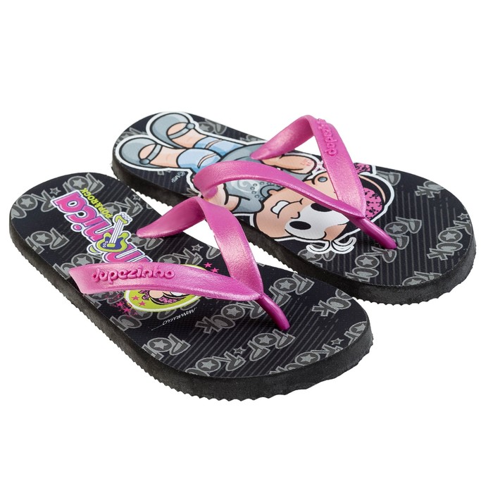 Сланцы детские Dupe арт.B-PML850, цвет чёрный, размер 31/32