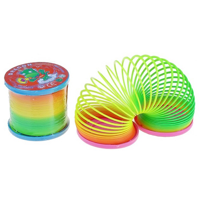 Пружинка-радуга "Игрушка", цвета МИКС