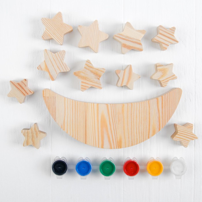 Счётный материал "Луна-равновеска" с красками