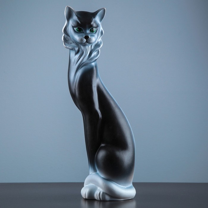 Копилка "Кот Васька" черно-белый акрил