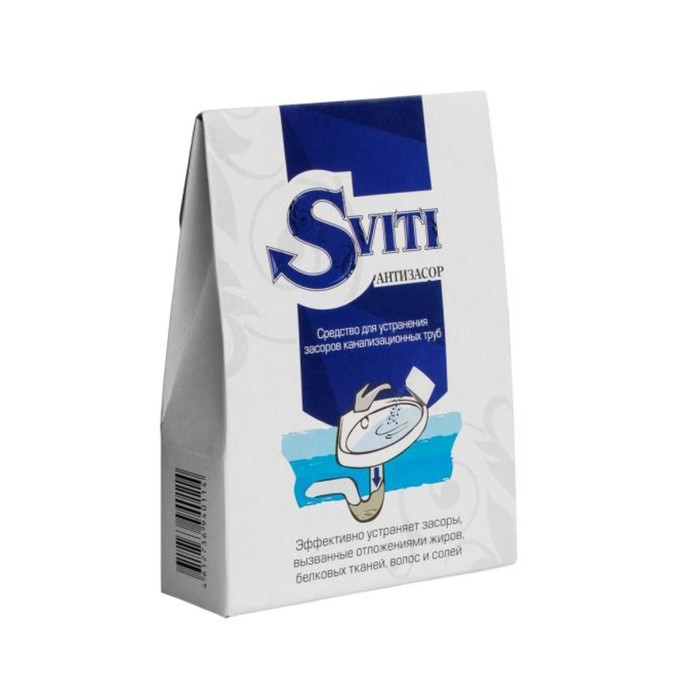 Препарат для прочистки канализационных труб "SVITI АНТИЗАСОР", 100 г