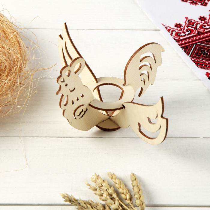 Подставка для яйца «Петушок», 14,5x17x9,5 см