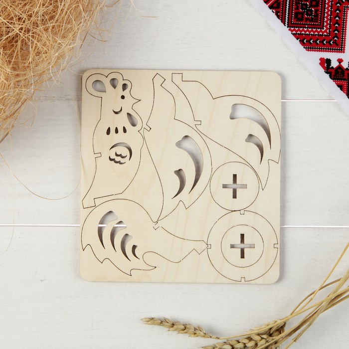 Подставка для яйца «Петушок», 14,5x17x9,5 см