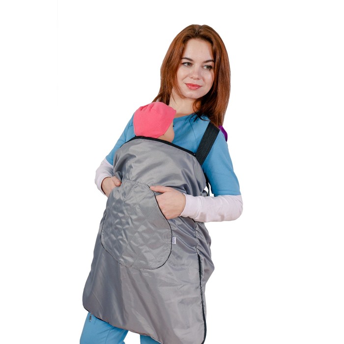 Накидка универсальная для эргорюкзаков, хипситов, рюкзаков- кенгуру, цвета МИКС