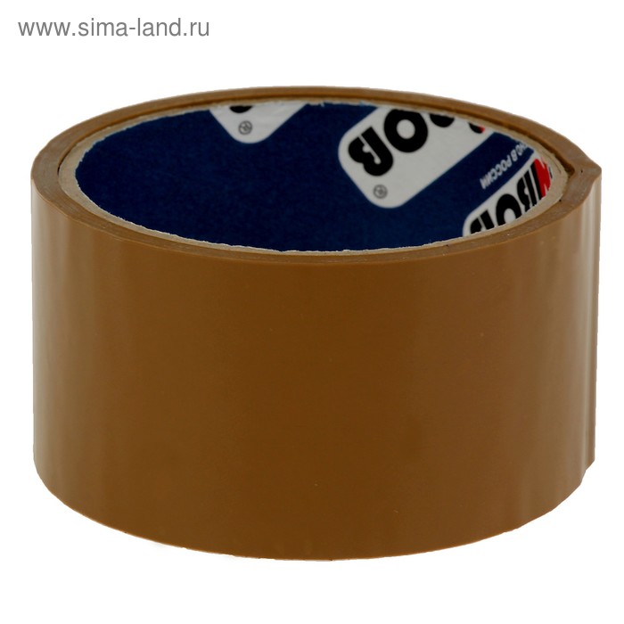 цена Клейкая лента упаковочная 48 мм х 24 м, 45 мкм UNIBOB (темная)