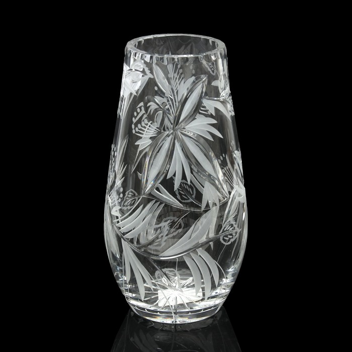 Ваза хрустальная &quot;Цветочная&quot;   H-210 d-120