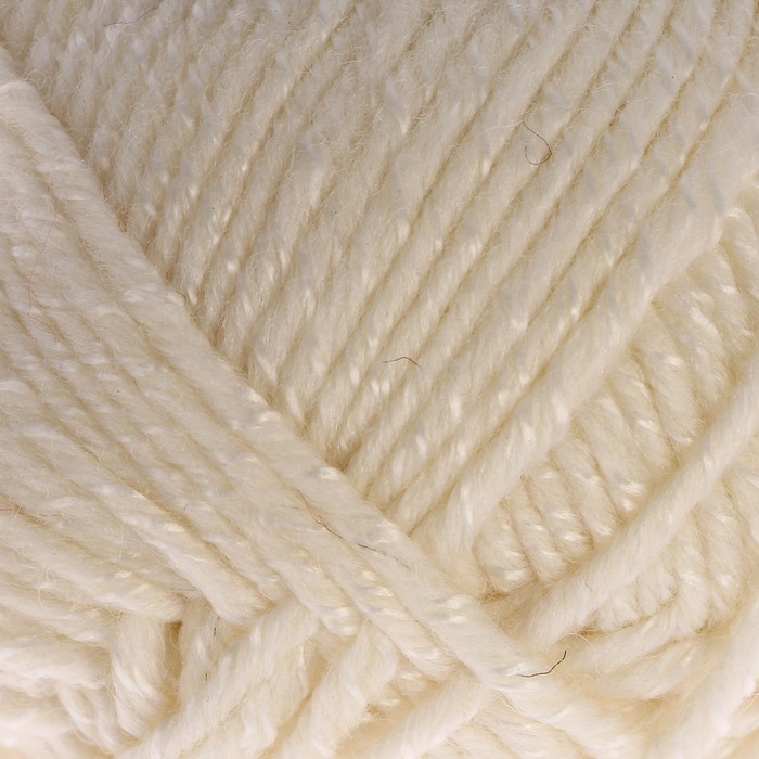 Пряжа "Adelia Nelly" 70% шерсть, 30% акрил 100м/100гр (01 белый)