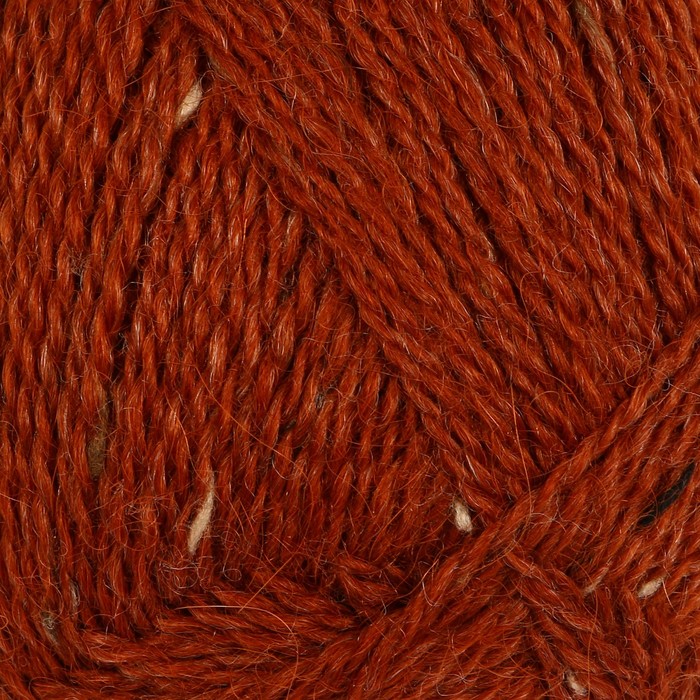Пряжа "Alpina Alpaca Tweed" 90% альпака, 7 % акрил, 3% вискоза 300м/50г (05 коричневый)