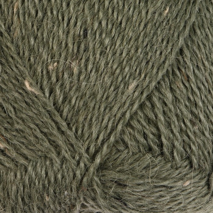 Пряжа "Alpina Alpaca Tweed" 90% альпака, 7 % акрил, 3% вискоза 300м/50г (09 т. зелёный)