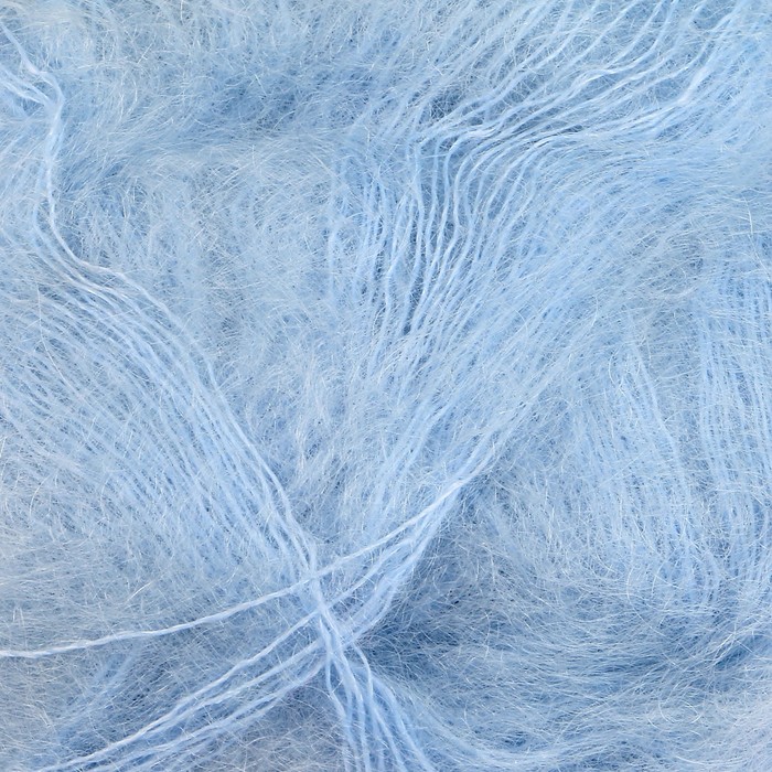 Пряжа "Alpina Jenny" 78% мохер, 22% нейлон 450м/50г (01 св. голуб.)