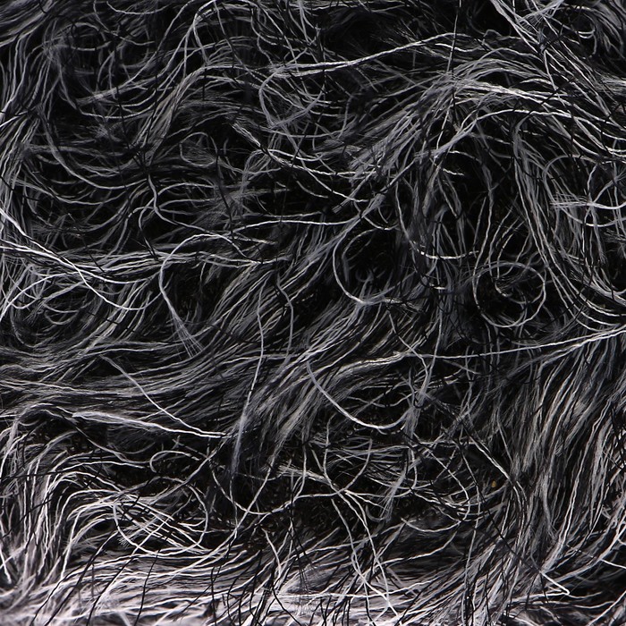 Пряжа "Visantia Kuzu" 70% полиэстер, 30% нейлон 55м/100г (13 чёрно-белый)