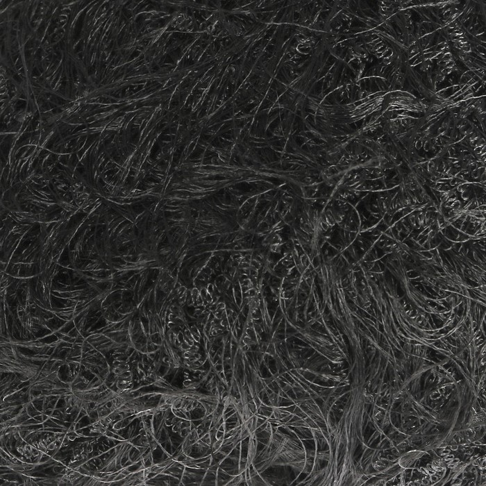 Пряжа "Visantia Kuzu" 70% полиэстер, 30% нейлон 55м/100г (15 чёрный)