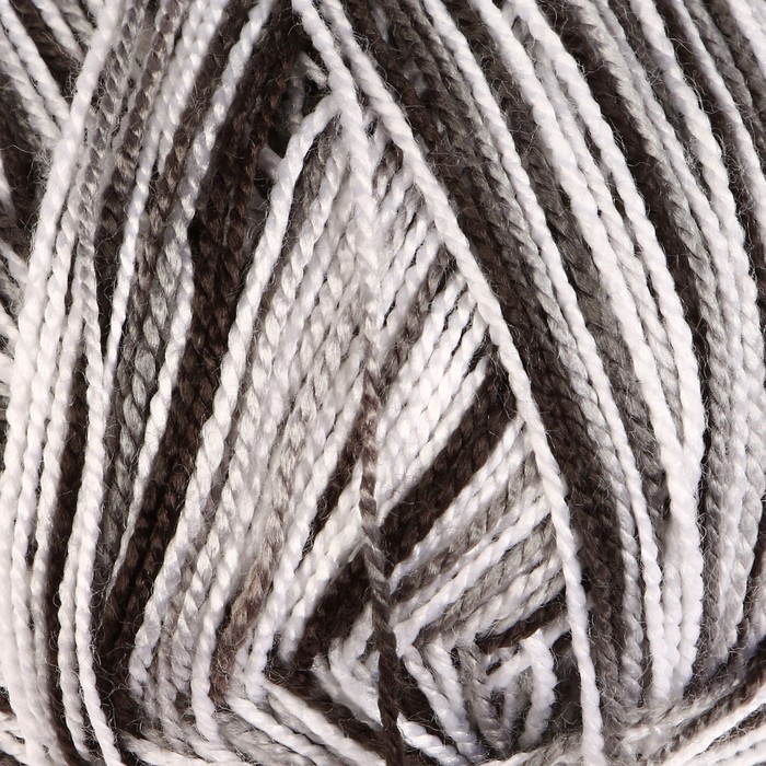 Пряжа "Visantia Legend Print" 100% акрил 250м/50г (079 чёрно-белый)
