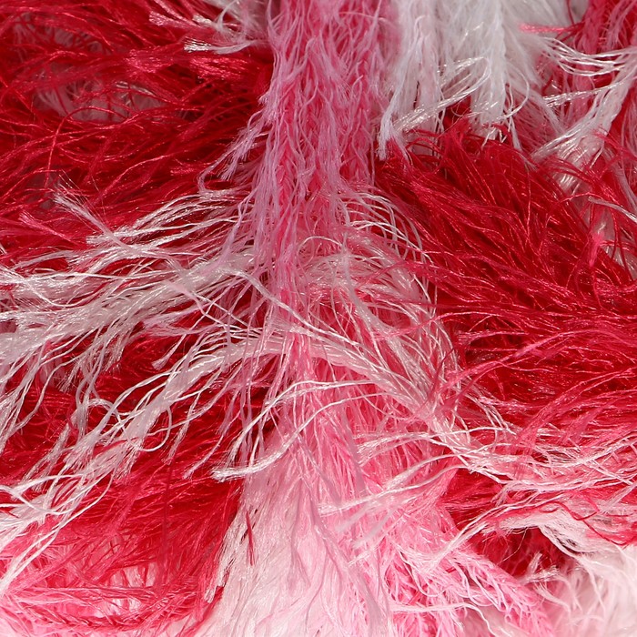 Пряжа "Visantia Trafka" меланжевая 100% полиэстер 150м/100г (4336 бел-св.розов-т,розов)