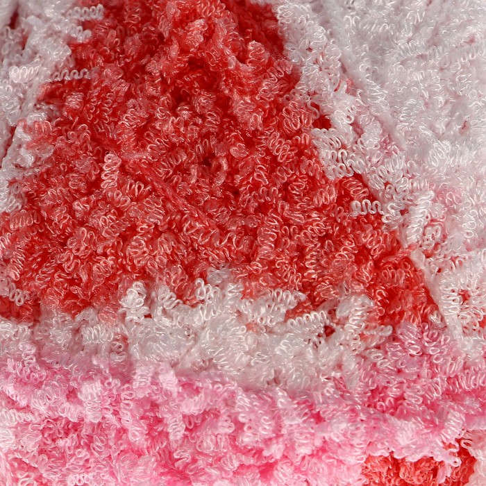 Пряжа "Visantia Zikzak" 100% полиэстер 100м/100г (3010 розов-св.красн.)