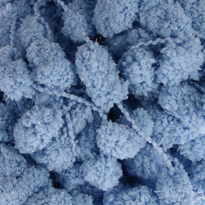 Пряжа "Adelia Bob" 100% полиэстер 50м/200г (16 голубой)