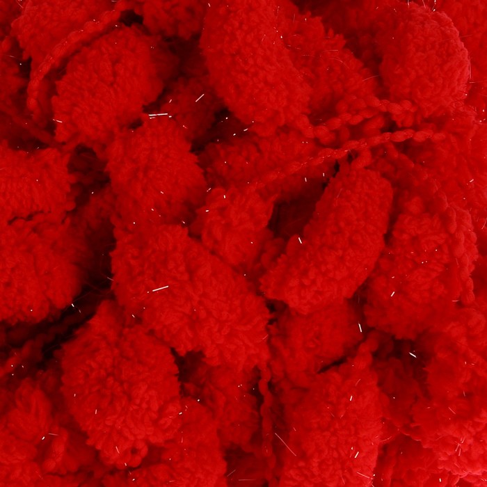 Пряжа "Adelia Bob" 100% полиэстер 50м/200г (21 красный)