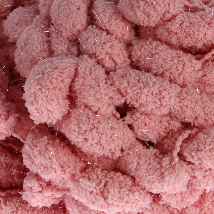 Пряжа "Adelia Bob" 100% полиэстер 50м/200г (22 розовый)